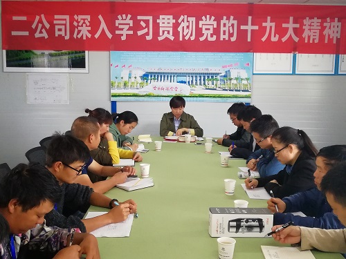 公司領(lǐng)導到項目講黨課